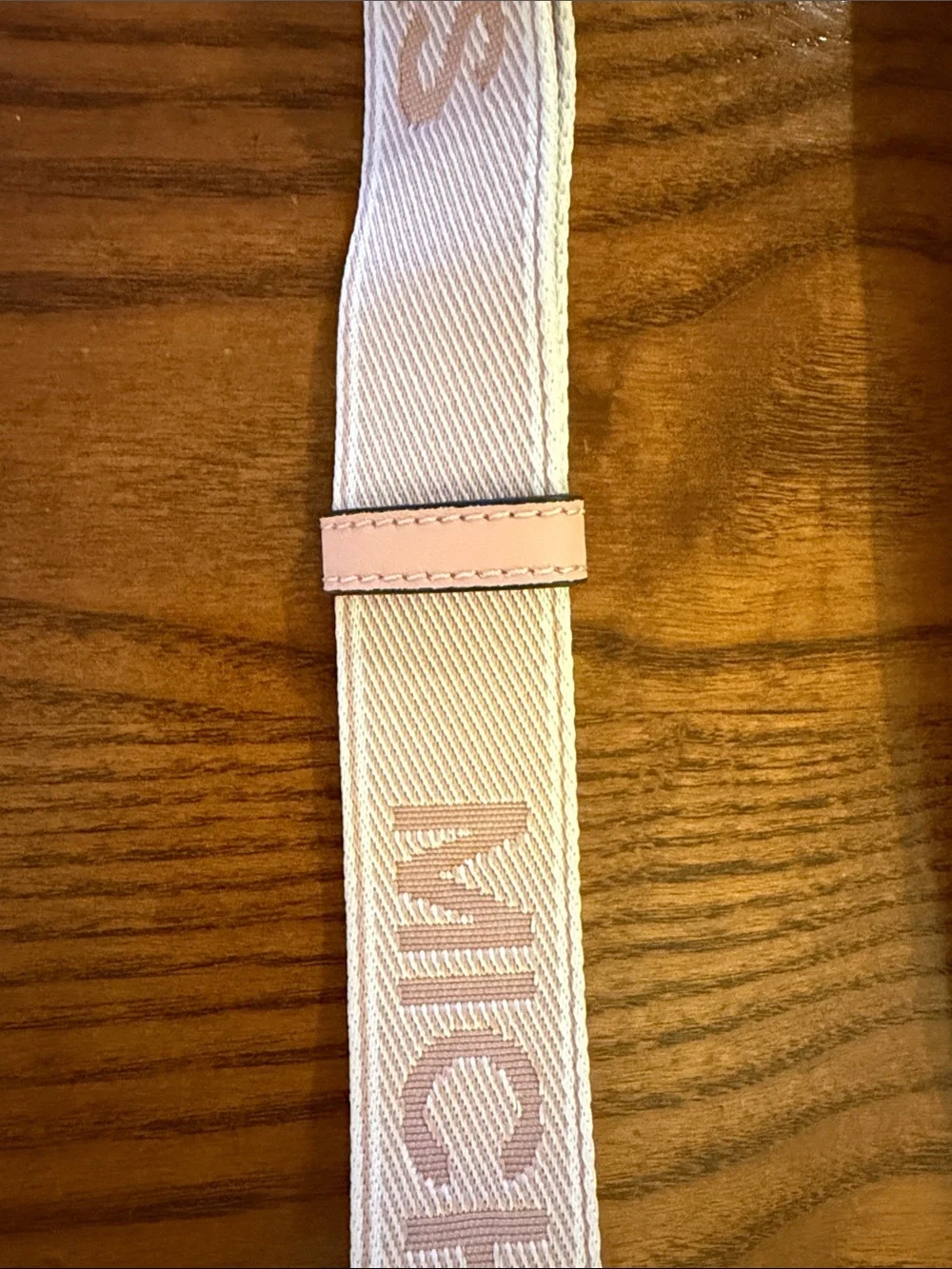 Michael Kors Pale Pink Branded Adjustable Shoulder Strap